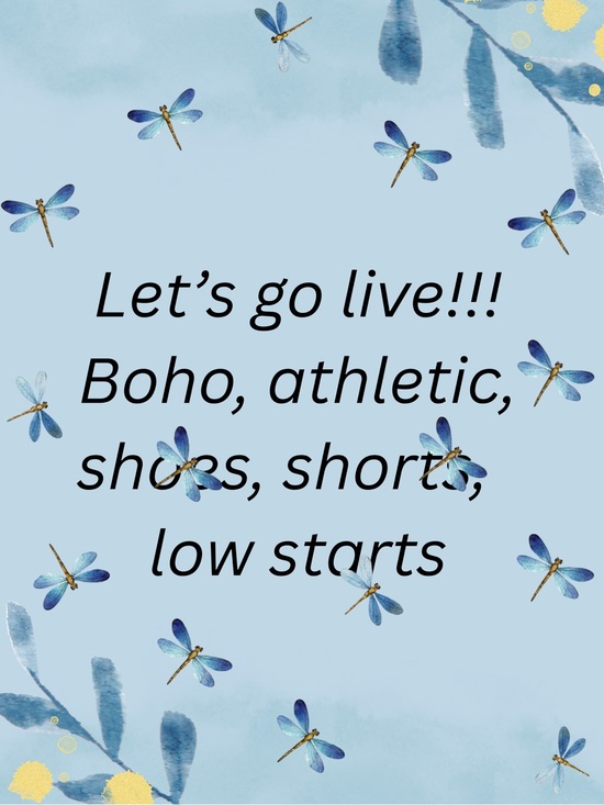Other - Live Tuesday July 14th! 9 am until ????
Boho, Athletic, night out or stay in.